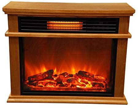 LifeSmart Infrared Quartz Fireplace Heater