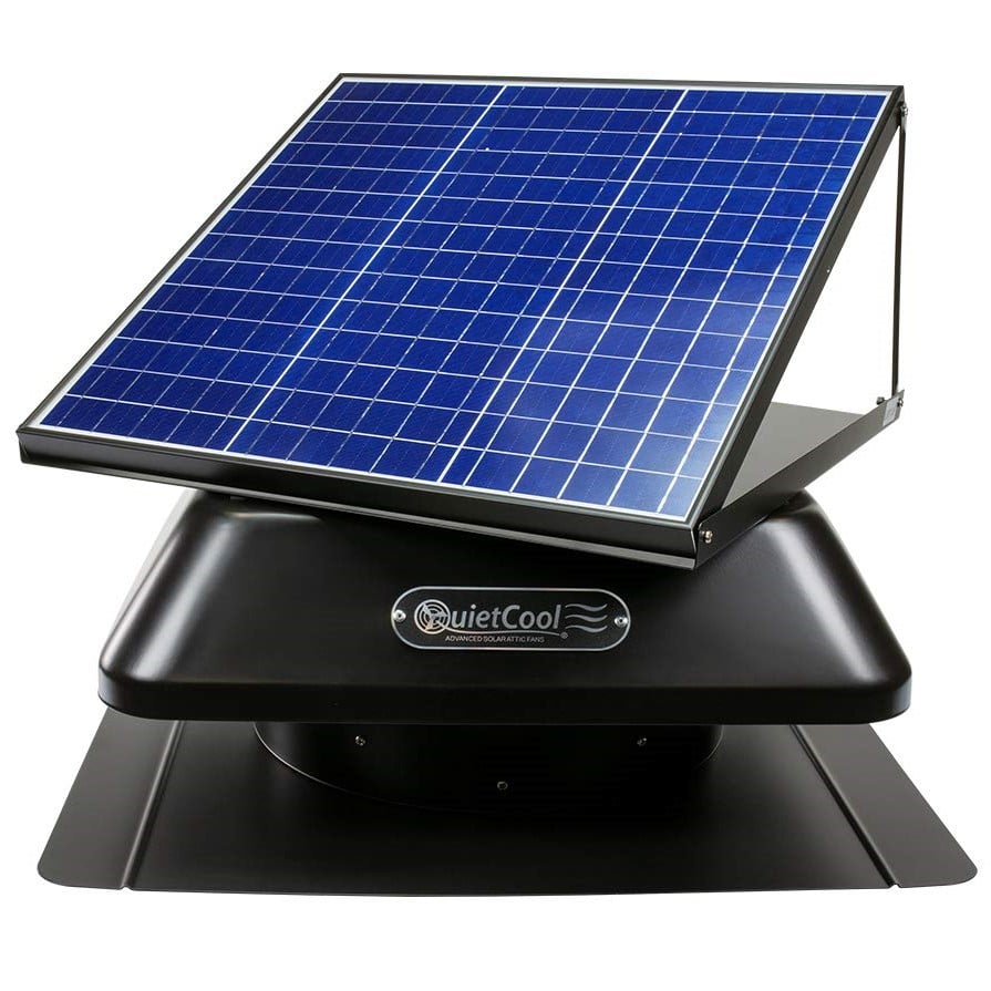 QuietCool 40W Solar Powered Attic Fan