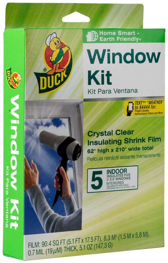 Duck Brand Indoor 5-Window Shrink Film Insulator Kit