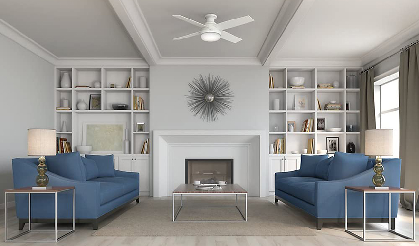 7 Best Low Profile Ceiling Fans for Small Living Spaces (Fall 2022)